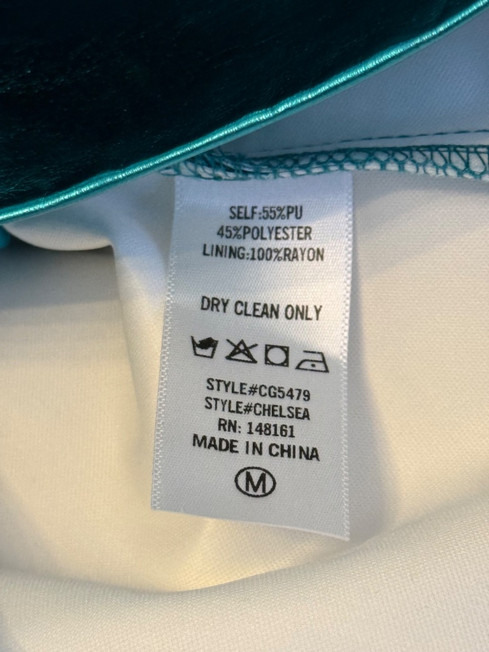 NWT Buddy Love Skort in Metallic Teal (Medium) - Picture 6 of 14